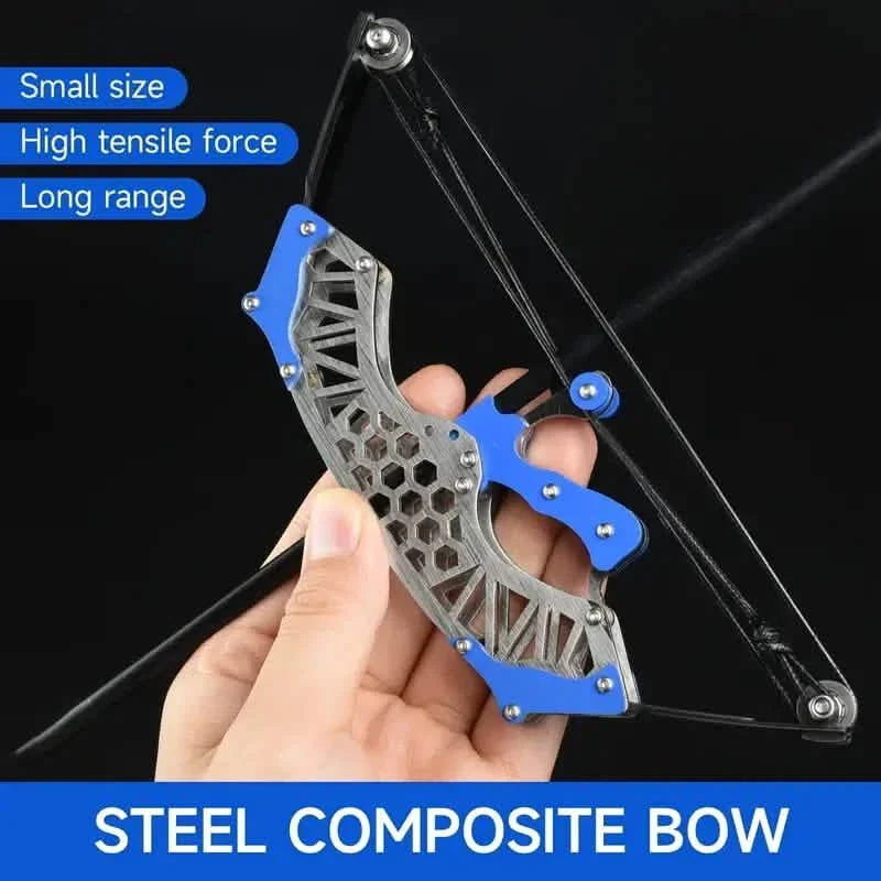 Mini Archery Bow Set – Right/Left Hand, Metal Compound Bow, Shooting Practice