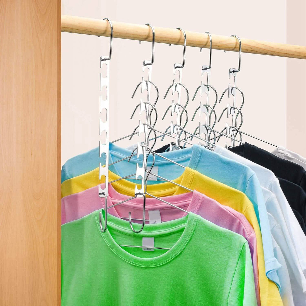 6-Pieces: Space Saving Clothes Hanger