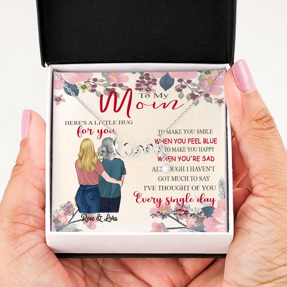 Personalized Necklace - Best Gift For Mother's Day from Daughter - IWJMRF