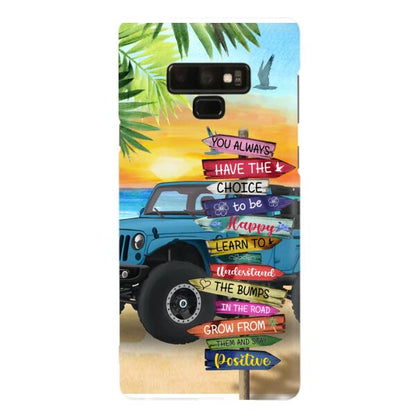 Personalized Off-road SUVs Phone Case - Case For iPhone, Samsung and Xiaomi - You Always Have The Choice To Be Happy
