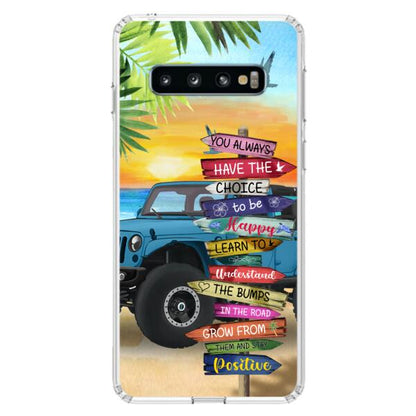Personalized Off-road SUVs Phone Case - Case For iPhone, Samsung and Xiaomi - You Always Have The Choice To Be Happy