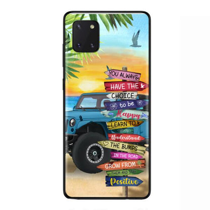 Personalized Off-road SUVs Phone Case - Case For iPhone, Samsung and Xiaomi - You Always Have The Choice To Be Happy