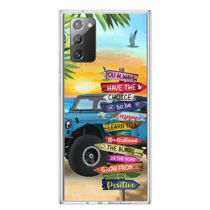 Personalized Off-road SUVs Phone Case - Case For iPhone, Samsung and Xiaomi - You Always Have The Choice To Be Happy