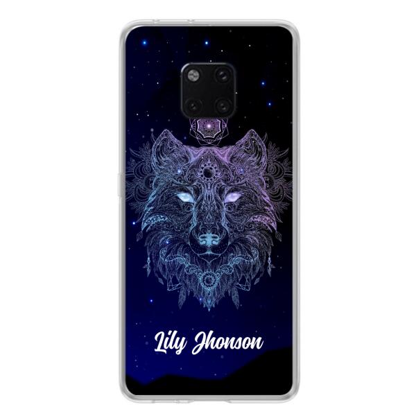Personalized Wolf Mandala Phone Case - Best Gift For Wolf Lover's - Case For Huawei and Oppo - TOMO90