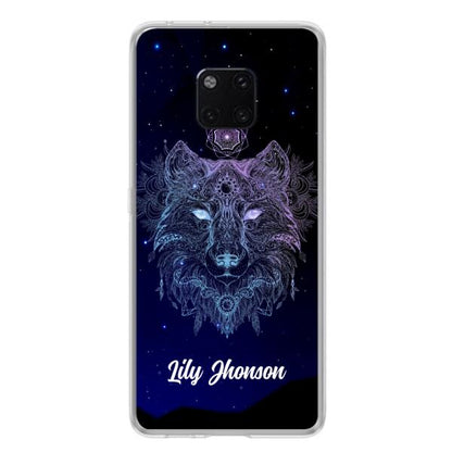Personalized Wolf Mandala Phone Case - Best Gift For Wolf Lover's - Case For Huawei and Oppo - TOMO90
