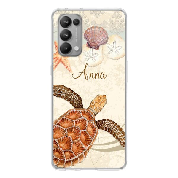 Personalized Sea Turtle Phone Case - Best Gift For Turtle Lover's - Case For Huawei and Oppo - DTJ0EN