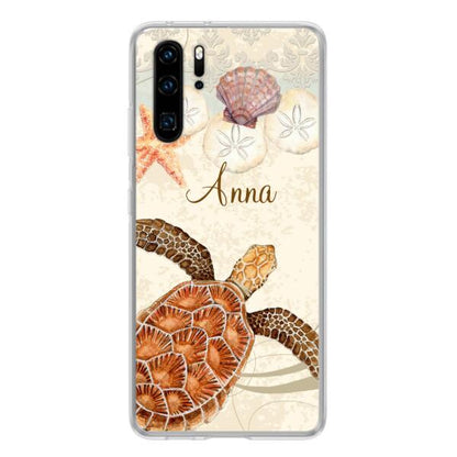 Personalized Sea Turtle Phone Case - Best Gift For Turtle Lover's - Case For Huawei and Oppo - DTJ0EN