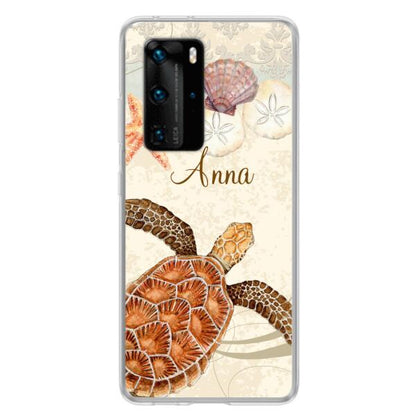 Personalized Sea Turtle Phone Case - Best Gift For Turtle Lover's - Case For Huawei and Oppo - DTJ0EN