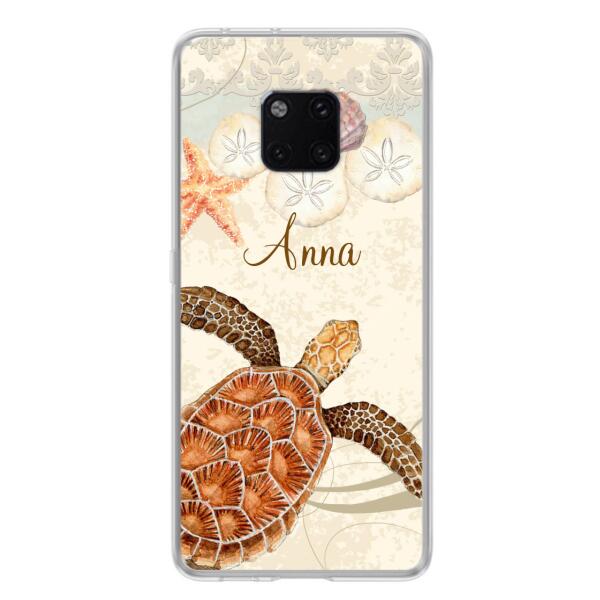 Personalized Sea Turtle Phone Case - Best Gift For Turtle Lover's - Case For Huawei and Oppo - DTJ0EN