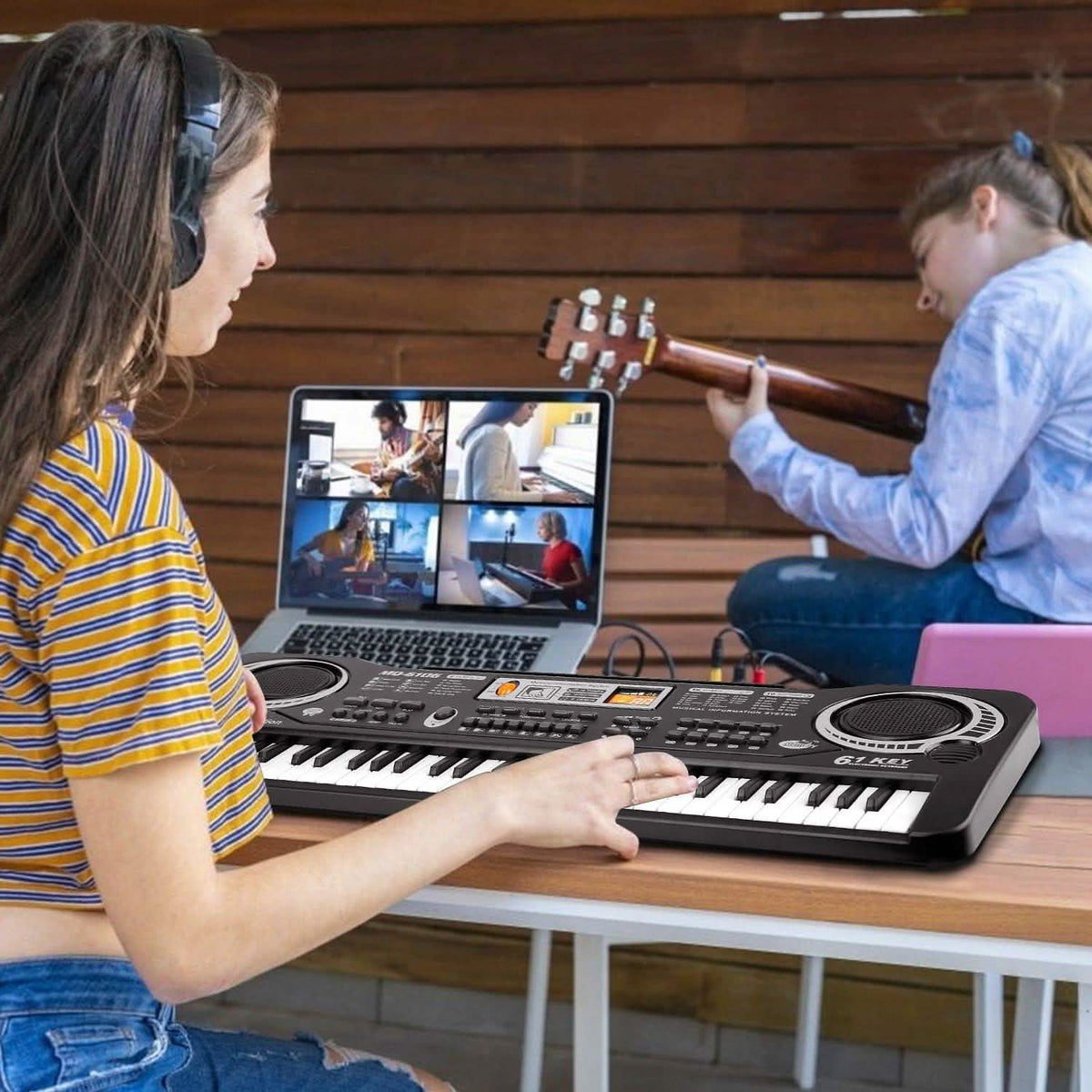 61 Keys Digital Music Electronic Keyboard