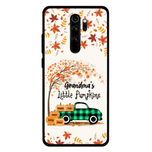 Personalized Autumn Grandma's Pumpkins Phone Case - Gift For Grandma - Grandma's Little Pumpkins - Case For Xiaomi, Oppo And Huawei
