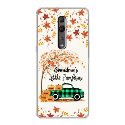 Personalized Autumn Grandma's Pumpkins Phone Case - Gift For Grandma - Grandma's Little Pumpkins - Case For Xiaomi, Oppo And Huawei