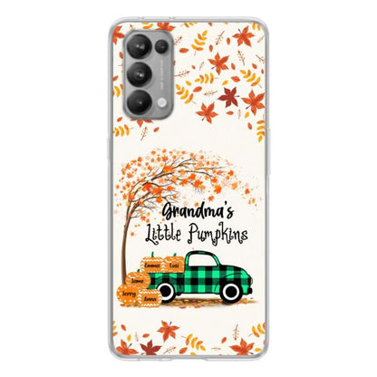 Personalized Autumn Grandma's Pumpkins Phone Case - Gift For Grandma - Grandma's Little Pumpkins - Case For Xiaomi, Oppo And Huawei