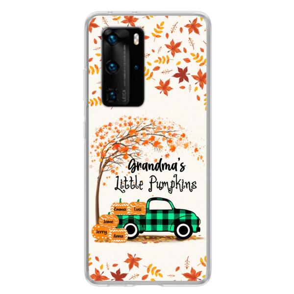 Personalized Autumn Grandma's Pumpkins Phone Case - Gift For Grandma - Grandma's Little Pumpkins - Case For Xiaomi, Oppo And Huawei