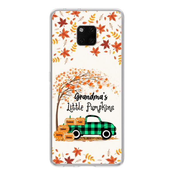 Personalized Autumn Grandma's Pumpkins Phone Case - Gift For Grandma - Grandma's Little Pumpkins - Case For Xiaomi, Oppo And Huawei