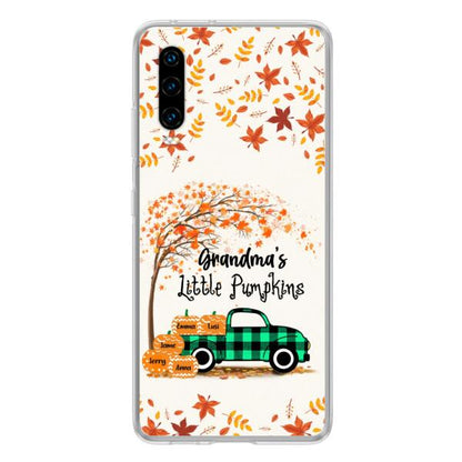 Personalized Autumn Grandma's Pumpkins Phone Case - Gift For Grandma - Grandma's Little Pumpkins - Case For Xiaomi, Oppo And Huawei