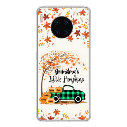 Personalized Autumn Grandma's Pumpkins Phone Case - Gift For Grandma - Grandma's Little Pumpkins - Case For Xiaomi, Oppo And Huawei