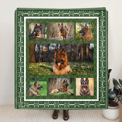 Personalized Photo Collage Dog/Cat Quilt/Fleece Blanket - Best Gift For Dog/Cat Lover