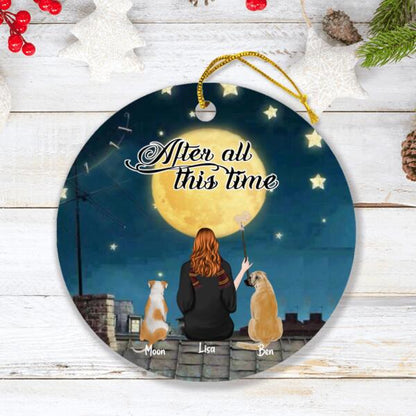 Personalized Witch Ornament - Up to 7 Dogs - Gift For Dog Lover - After All This Time