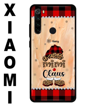 Personalized Mimi Claus Phone Case - Up to 9 Names - Gift For Grandma - Case For Xiaomi, Oppo And Huawei