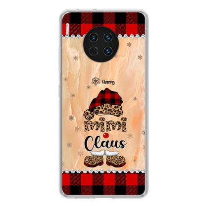 Personalized Mimi Claus Phone Case - Up to 9 Names - Gift For Grandma - Case For Xiaomi, Oppo And Huawei