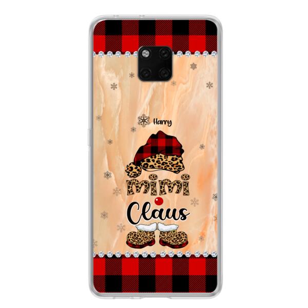 Personalized Mimi Claus Phone Case - Up to 9 Names - Gift For Grandma - Case For Xiaomi, Oppo And Huawei