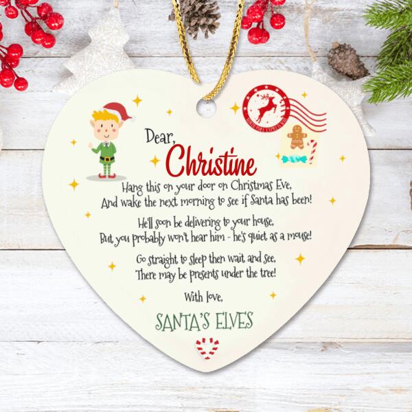 Personalized Christmas Ornament - Christmas Gift For Kid