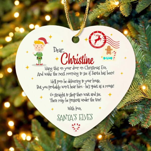 Personalized Christmas Ornament - Christmas Gift For Kid