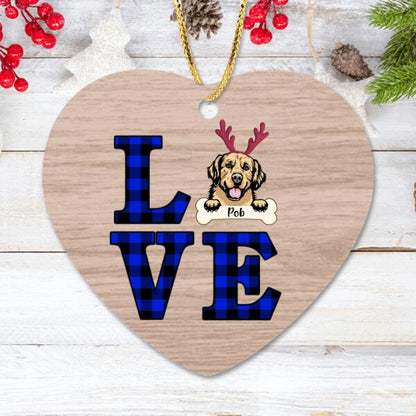 Personalized Xmas Pet Ornament - Christmas Gift For Dog/Cat Lover