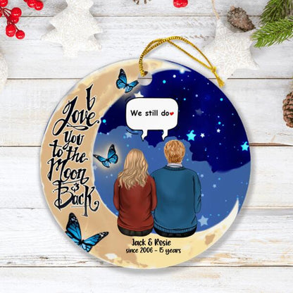Personalized Old Couple Ornament - Best Gift For Couple - We Still Do