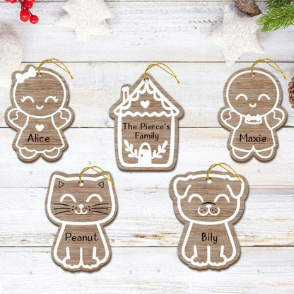 Personalized Family Ornament Set - Best Gift Idea For Christmas