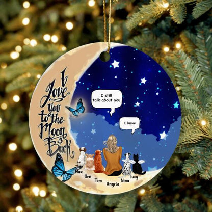 Personalized Memorial Pet Ornament - Best Gift For Dog/Cat Lover