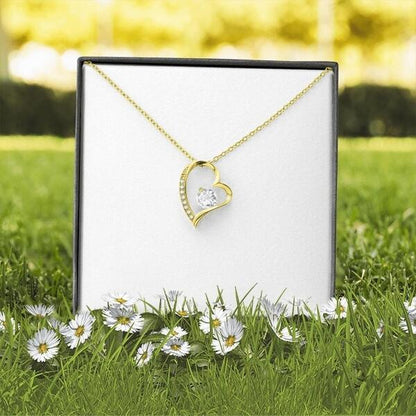 Personalized Couple Forever Love Necklace - Gift For Wife From Husband