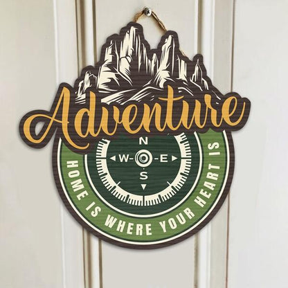 Personalized Camping Door Sign - Up to 12 Options - Gift Idea For Camping Lover