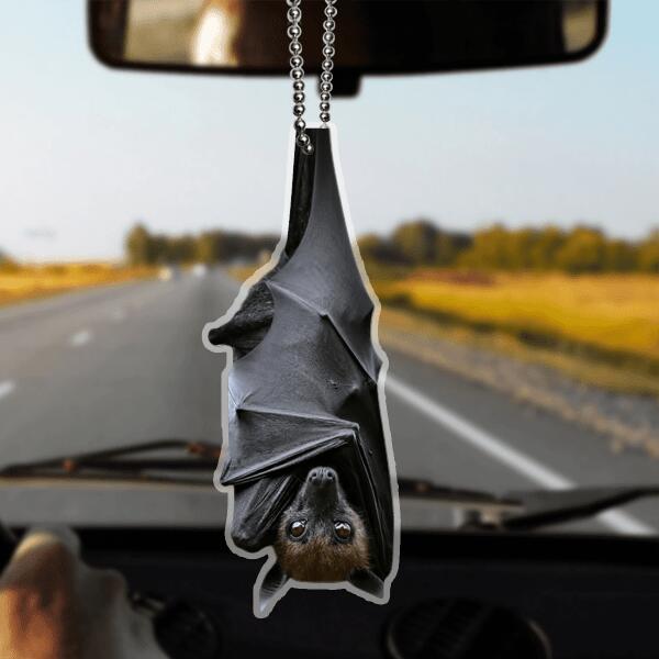 Personalized Bat Car Ornament - Gift Idea For Bat Lover