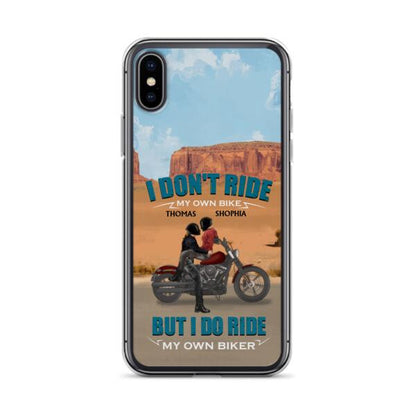 Personalized Couple Riding Phone Case - Gifts For Riders - I Don't Ride My Own Bike But I Do Ride My Own Bike
