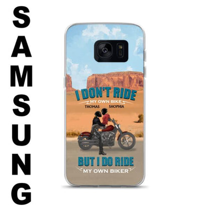 Personalized Couple Riding Phone Case - Gifts For Riders - I Don't Ride My Own Bike But I Do Ride My Own Bike