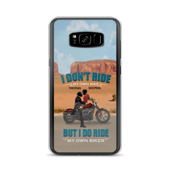 Personalized Couple Riding Phone Case - Gifts For Riders - I Don't Ride My Own Bike But I Do Ride My Own Bike