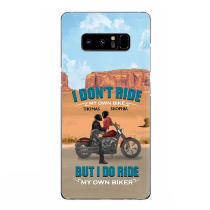 Personalized Couple Riding Phone Case - Gifts For Riders - I Don't Ride My Own Bike But I Do Ride My Own Bike