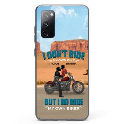 Personalized Couple Riding Phone Case - Gifts For Riders - I Don't Ride My Own Bike But I Do Ride My Own Bike