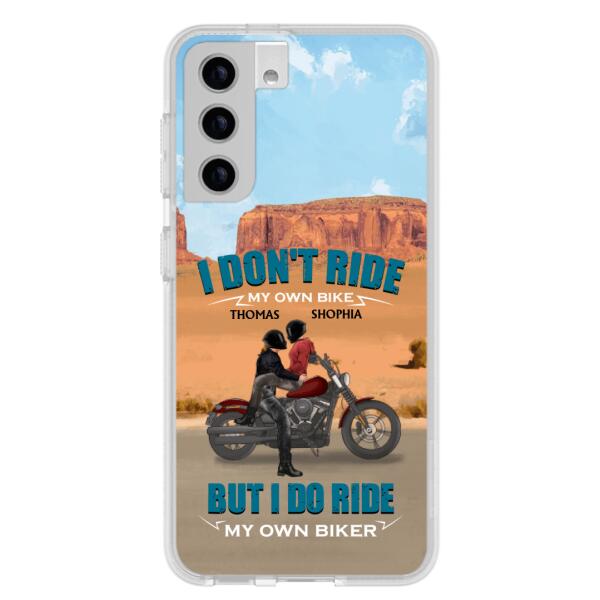Personalized Couple Riding Phone Case - Gifts For Riders - I Don't Ride My Own Bike But I Do Ride My Own Bike