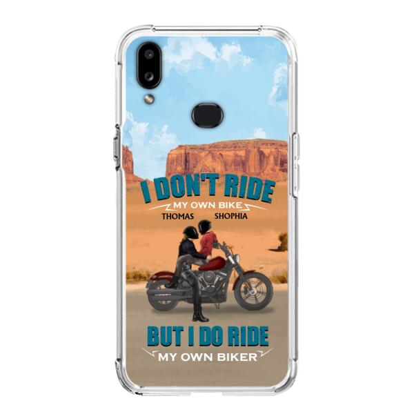 Personalized Couple Riding Phone Case - Gifts For Riders - I Don't Ride My Own Bike But I Do Ride My Own Bike