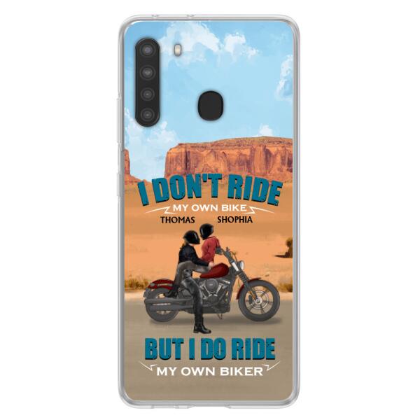 Personalized Couple Riding Phone Case - Gifts For Riders - I Don't Ride My Own Bike But I Do Ride My Own Bike