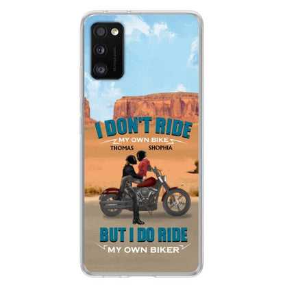 Personalized Couple Riding Phone Case - Gifts For Riders - I Don't Ride My Own Bike But I Do Ride My Own Bike