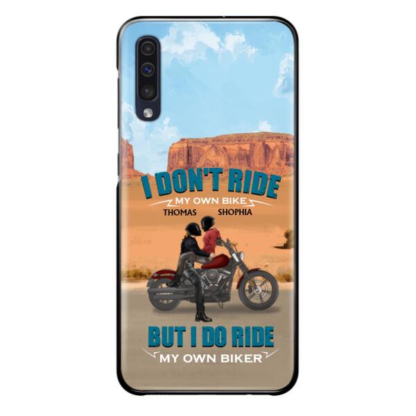 Personalized Couple Riding Phone Case - Gifts For Riders - I Don't Ride My Own Bike But I Do Ride My Own Bike