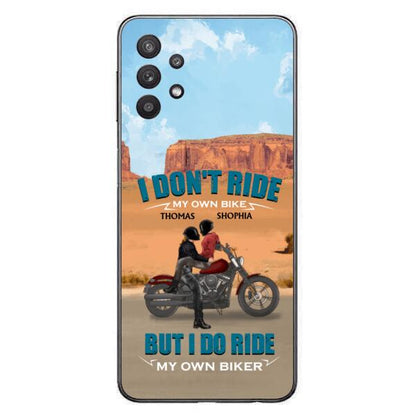 Personalized Couple Riding Phone Case - Gifts For Riders - I Don't Ride My Own Bike But I Do Ride My Own Bike