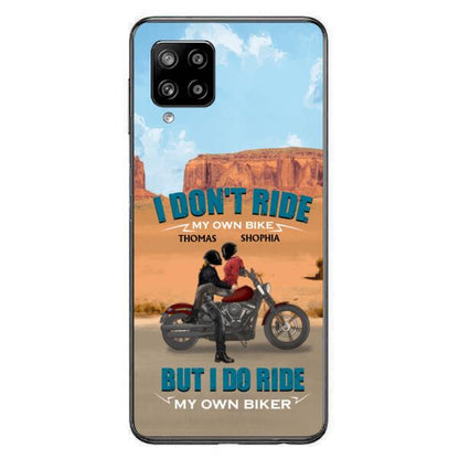 Personalized Couple Riding Phone Case - Gifts For Riders - I Don't Ride My Own Bike But I Do Ride My Own Bike