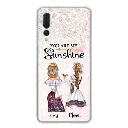 Personalized Bohemian Friends Phone Case - Case For Huawei, Xiaomi & Oppo - You Are My Sunshine