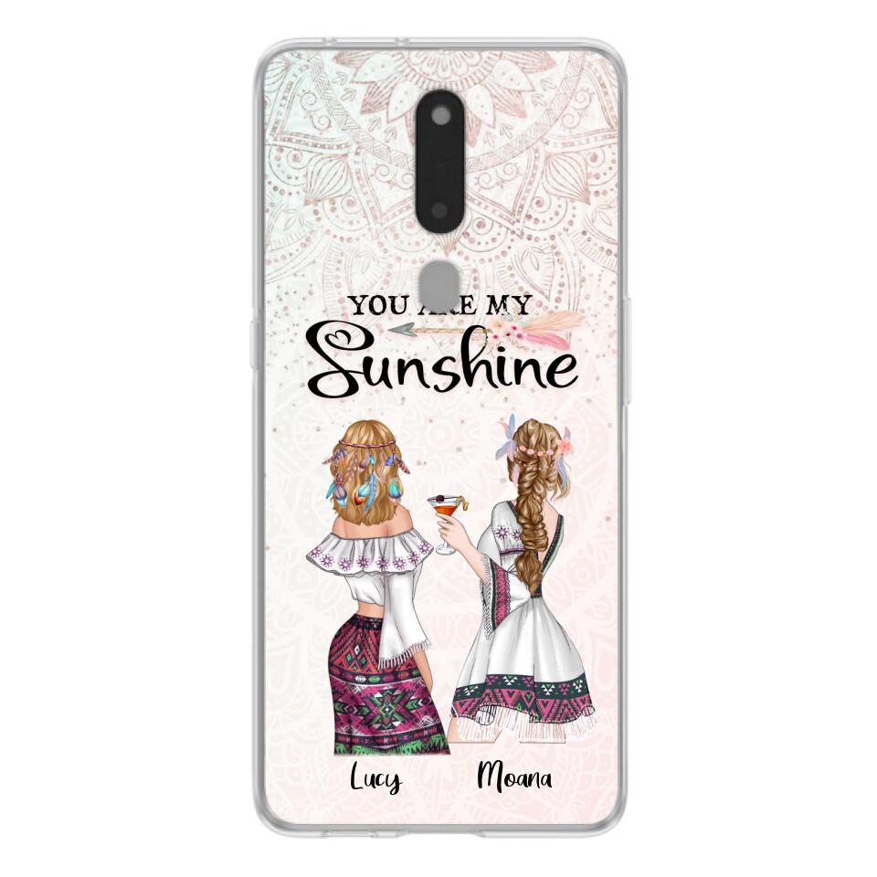 Personalized Bohemian Friends Phone Case - Case For Huawei, Xiaomi & Oppo - You Are My Sunshine