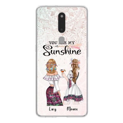 Personalized Bohemian Friends Phone Case - Case For Huawei, Xiaomi & Oppo - You Are My Sunshine